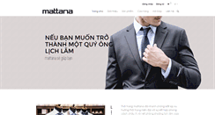 Desktop Screenshot of mattana.com.vn