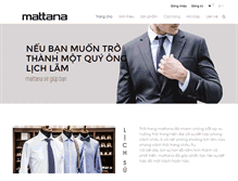 Tablet Screenshot of mattana.com.vn
